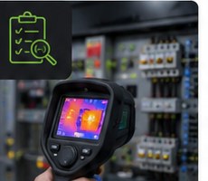 Site audit and health check with thermal imaging